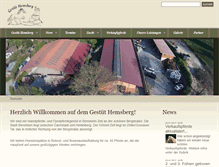 Tablet Screenshot of gestuet-hemsberg.de